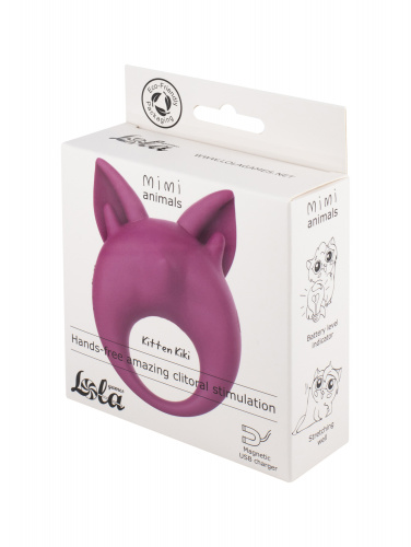 Vibrating cockring Lola Games MiMi Animals Kitten Kiki Purple 7200-03lola