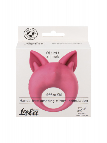 Vibrating cockring Lola Games MiMi Animals Kitten Kiki Pink 7200-01lola