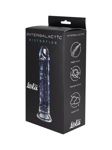 Transparent dildo Intergalactic Distortion 7080-02Lola