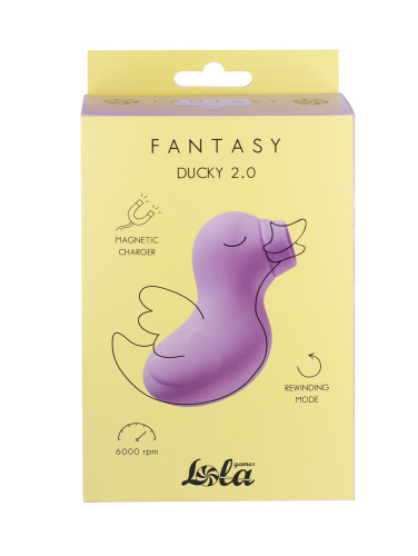 Dobíjecí stimulátor klitorisu Fantasy Ducky 2.0 Lavender 7913-03lola